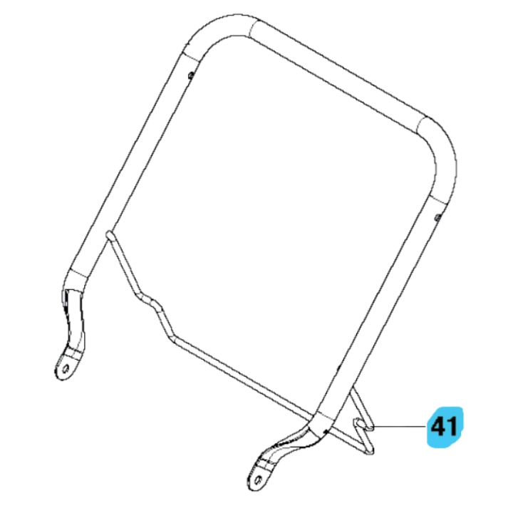 Bygel i gruppen Reservdelar Gräsklippare / Reservdelar Husqvarna Gå-Bakom Gräsklippare / Reservdelar Husqvarna LB246PI hos Gräsklipparbutiken (5827852-02)