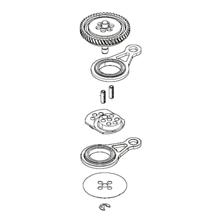 Gear Helical Kit 536Lihd60X/ 5 i gruppen  hos Gräsklipparbutiken (5828370-01)