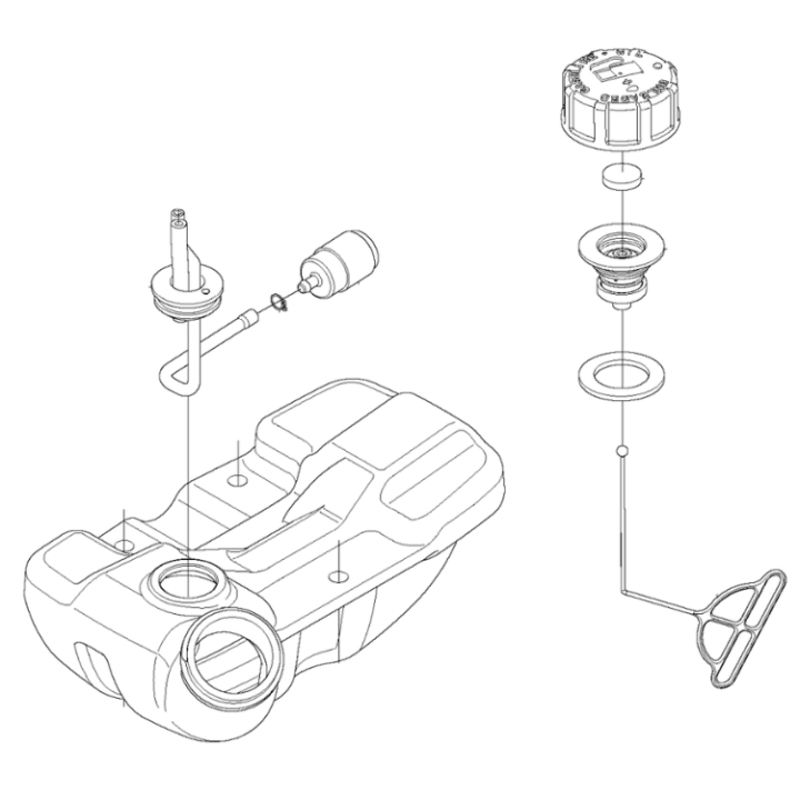 Bränsletank i gruppen  hos Gräsklipparbutiken (5838012-01)
