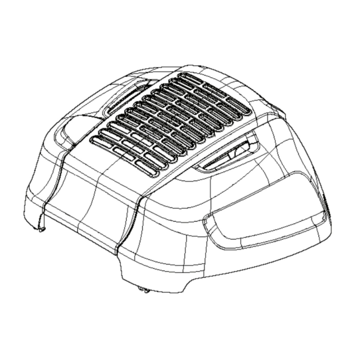 Cover Cmpl Engine Hood i gruppen Reservdelar Gräsklippare / Reservdelar Jonsered Åkgräsklippare / Reservdelar Jonsered FR 2312 MA hos Gräsklipparbutiken (5848190-01)