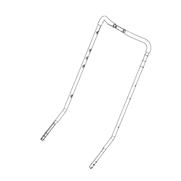 Handtag Kpl, i gruppen Reservdelar Gräsklippare / Reservdelar Husqvarna Gå-Bakom Gräsklippare / Reservdelar Husqvarna LC353VI Classic hos Gräsklipparbutiken (5848600-05)