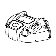 Dashboard ,Upper, Husq Lt, Cab i gruppen Reservdelar Gräsklippare / Reservdelar Husqvarna Traktorer / ➤ TS modeller / Reservdelar Husqvarna TS 142 hos Gräsklipparbutiken (5855298-05)