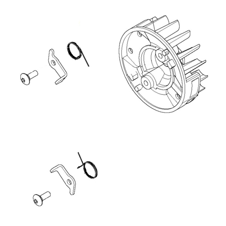 Svänghjul Kompl i gruppen  hos Gräsklipparbutiken (5856831-01)