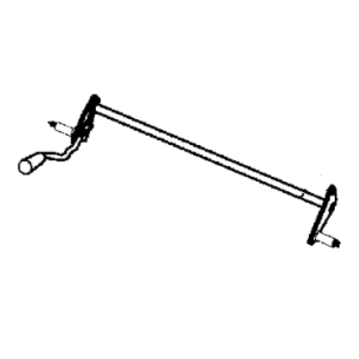 Hjulaxel i gruppen Reservdelar Gräsklippare / Reservdelar Husqvarna Gå-Bakom Gräsklippare / Reservdelar Husqvarna LC19AR hos Gräsklipparbutiken (5856923-01)