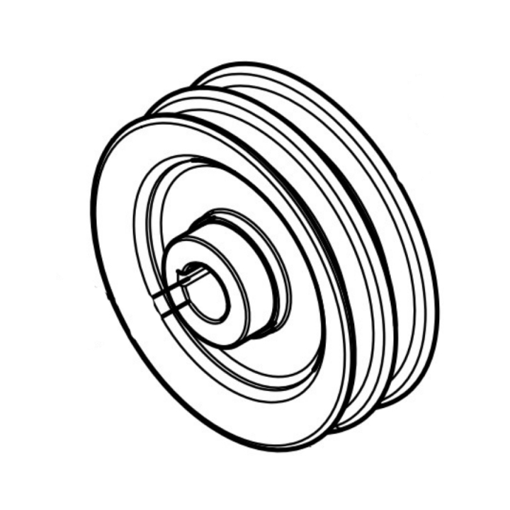 Remhjul Kompl i gruppen Reservdelar Gräsklippare / Reservdelar Husqvarna Rider / Reservdelar Husqvarna PT 26D hos Gräsklipparbutiken (5859993-01)