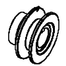 Pulley Impeller,Asm,2,60,75 B i gruppen  hos Gräsklipparbutiken (5860508-01)