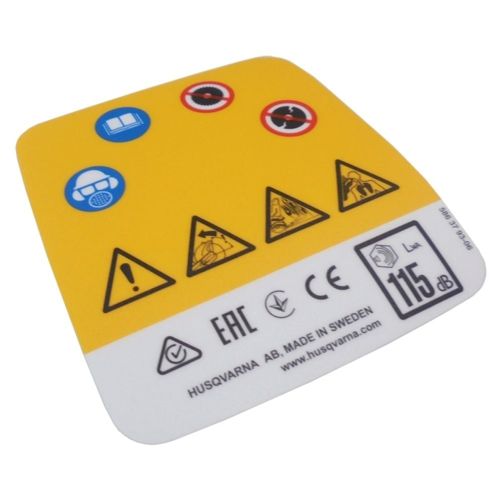 Decal Warning i gruppen  hos Gräsklipparbutiken (5863793-09)