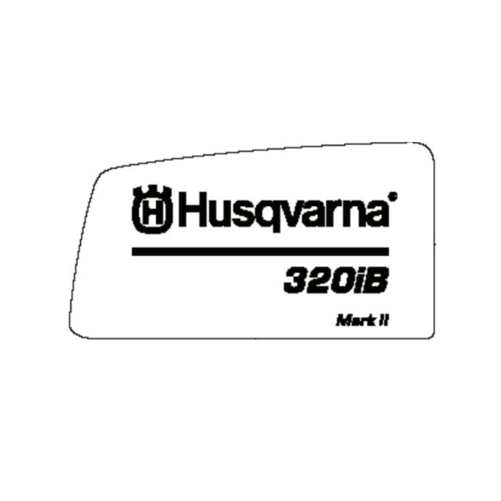 Decal Product Left 320Ib Mii i gruppen hos Gräsklipparbutiken (5868341-07)