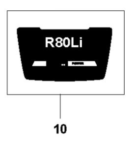 LABEL MODEL NAME R80LI i gruppen  hos Gräsklipparbutiken (5870435-02)