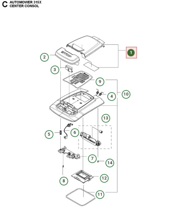 Hatch Kit Svart i gruppen  hos Gräsklipparbutiken (5876513-02)