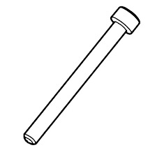 Bolt M5X50 Al6 i gruppen  hos Gräsklipparbutiken (5878709-02)