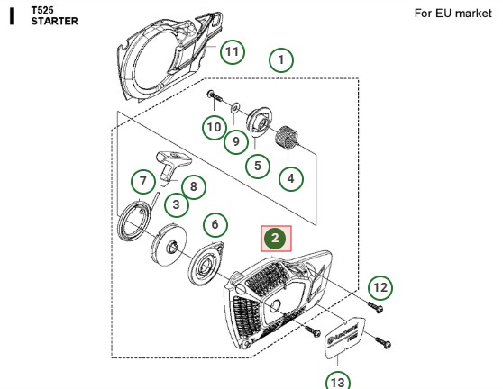 Starter Housing i gruppen  hos Gräsklipparbutiken (5878756-01)