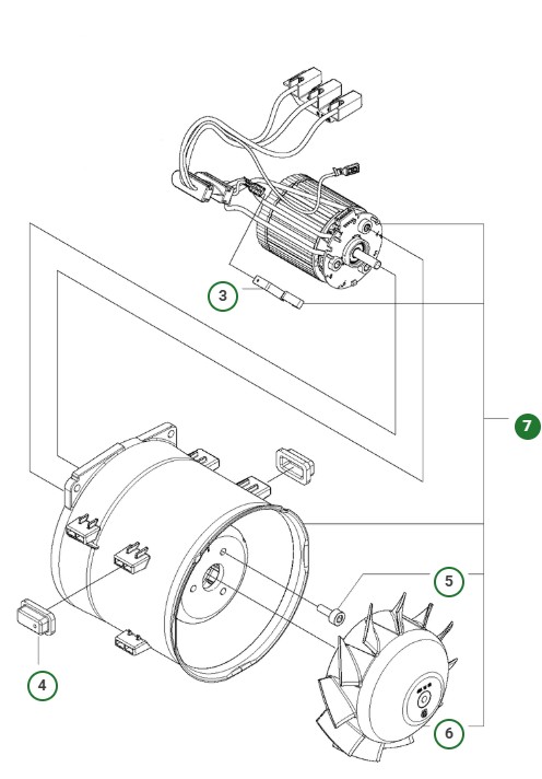 Motor,Kit i gruppen  hos Gräsklipparbutiken (5880099-02)