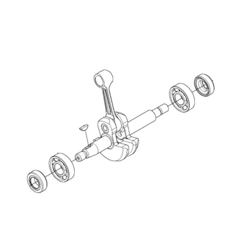 Kit Vevaxel Med Lager i gruppen  hos Gräsklipparbutiken (5880983-01)