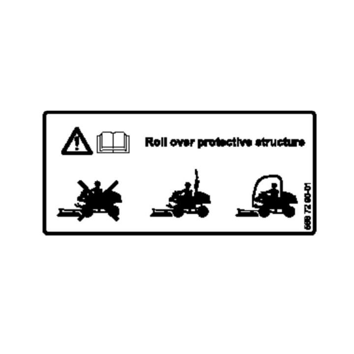 Dekal i gruppen Reservdelar Gräsklippare / Reservdelar Husqvarna Rider / Reservdelar Husqvarna P525D hos Gräsklipparbutiken (5887290-01)