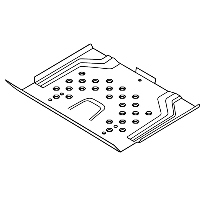 Plate floor pan orange X668 i gruppen hos Gräsklipparbutiken (5893046-02)