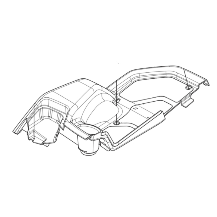 Däck Fotplats, Vänster i gruppen Reservdelar Gräsklippare / Reservdelar Husqvarna Rider / Reservdelar Rider 419 TSX AWD hos Gräsklipparbutiken (5894974-01)