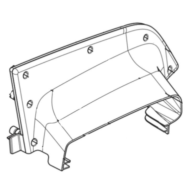 Däck Bränsle Tank, Insidan i gruppen Reservdelar Gräsklippare / Reservdelar Husqvarna Rider / Reservdelar Rider 419 TSX AWD hos Gräsklipparbutiken (5894981-01)