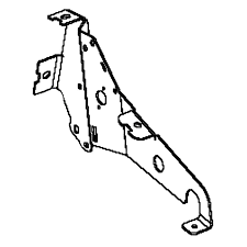 Console Side Rhs Ms 498 Gray i gruppen  hos Gräsklipparbutiken (5896268-04)