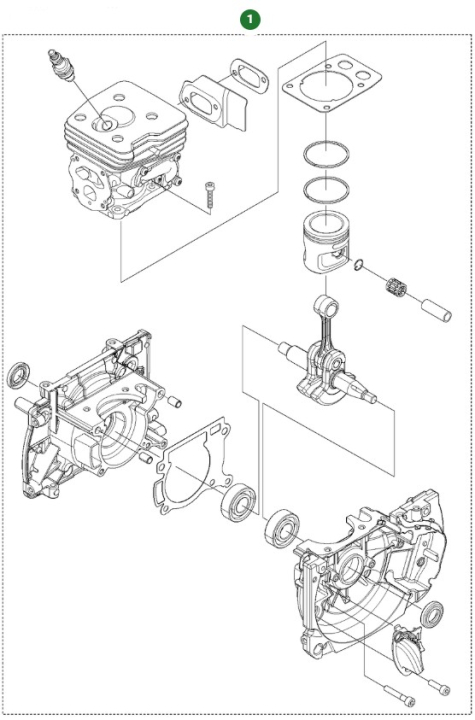 Short Block R15Iiat i gruppen hos Gräsklipparbutiken (5900928-01)
