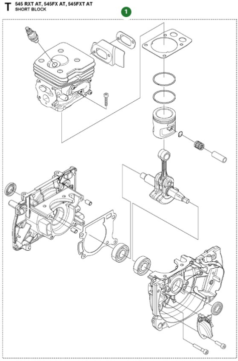 Short Block R15Iiat i gruppen  hos Gräsklipparbutiken (5900928-02)