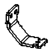 Bracket Track Guide Black Zinc i gruppen  hos Gräsklipparbutiken (5905542-02)