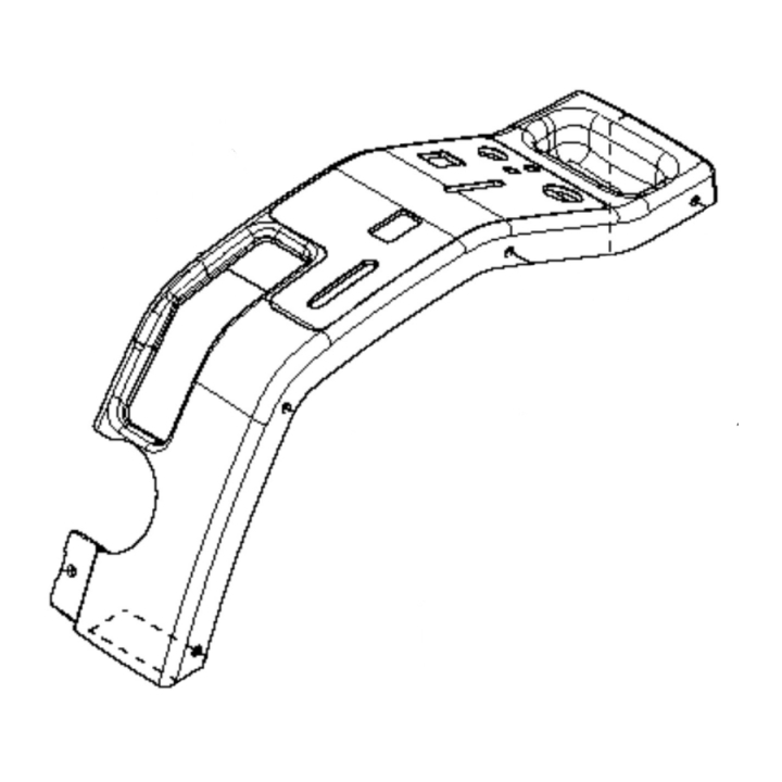Kåpa Panel Övre Kpl i gruppen Reservdelar Gräsklippare / Reservdelar Husqvarna Rider / Reservdelar Husqvarna P524 EFI hos Gräsklipparbutiken (5907527-01)
