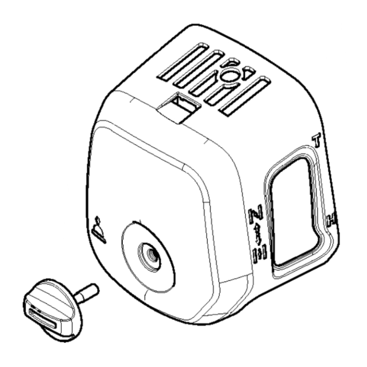 Luftfilterkåpa Komplett i gruppen  hos Gräsklipparbutiken (5909323-01)