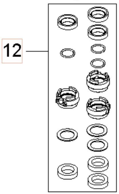 Seal Kit Rep Sys Ceramic Sp i gruppen  hos Gräsklipparbutiken (5926176-90)