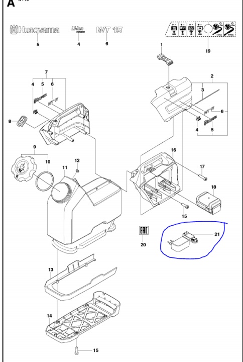 CHARGER 18V LI-ION EU i gruppen Skog och Trädgårdsprodukter / Husqvarna Kapmaskiner / Tillbehör kapmaskiner hos Gräsklipparbutiken (5929939-01)