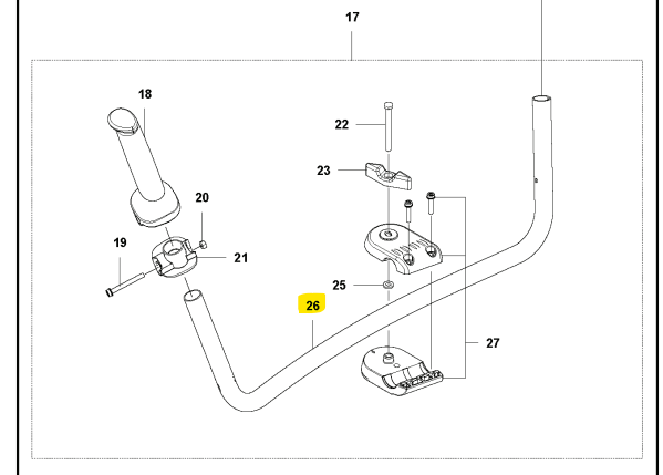 Handlebar i gruppen  hos Gräsklipparbutiken (5930543-01)