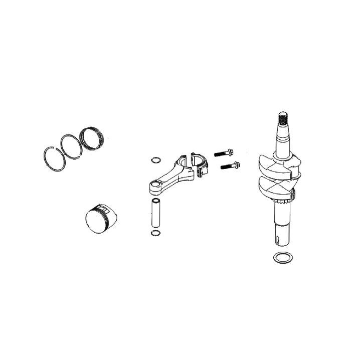 Piston Assy Rv175 Piston And R i gruppen Reservdelar Gräsklippare / Reservdelar McCulloch Gå-Bakom Gräsklippare / Reservdelar McCulloch M53-174WRE Classic hos Gräsklipparbutiken (5930562-01)