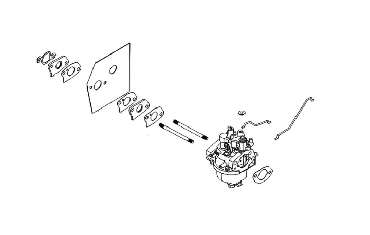 Carburettor Kit Rv175 Carburet i gruppen Reservdelar Gräsklippare / Reservdelar McCulloch Gå-Bakom Gräsklippare / Reservdelar McCulloch M53-174WRE Classic hos Gräsklipparbutiken (5930582-01)