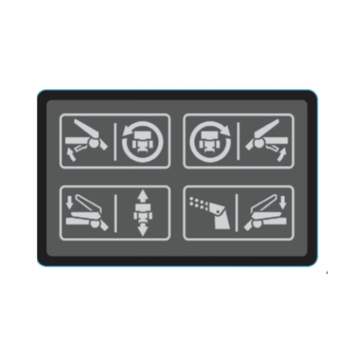 Decal snow console graphic decal.snow.400series.instruct.egov/wheel i gruppen hos Gräsklipparbutiken (5930928-01)