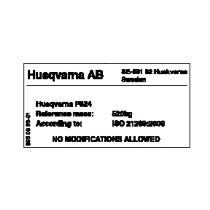 Dekal, Rops i gruppen Reservdelar Gräsklippare / Reservdelar Husqvarna Rider / Reservdelar Husqvarna P524 hos Gräsklipparbutiken (5930933-01)
