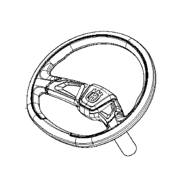 Steering Wheel Assy Short Tube i gruppen Reservdelar Gräsklippare / Reservdelar Husqvarna Rider / Reservdelar Rider 216T AWD hos Gräsklipparbutiken (5931661-02)