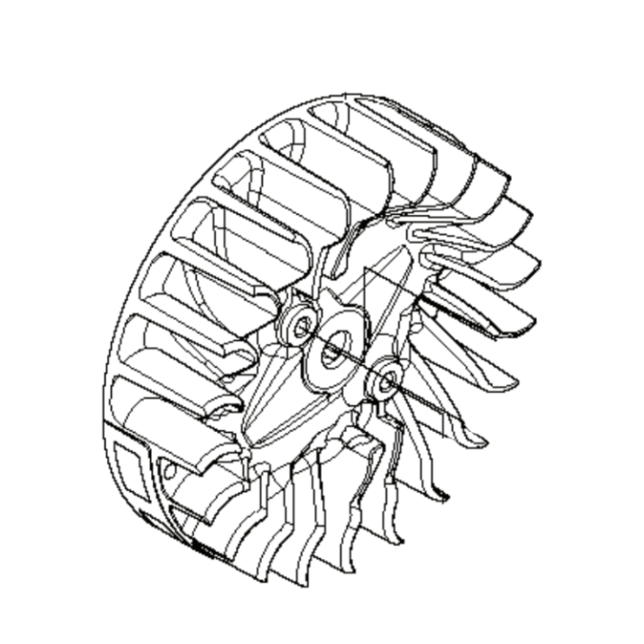 Flywheel Assy D114 G 5932399-02 i gruppen hos Gräsklipparbutiken (5932399-02)