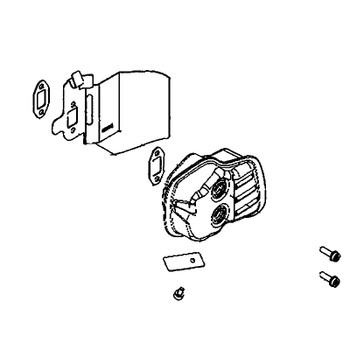 Muffler Assy i gruppen  hos Gräsklipparbutiken (5938764-02)