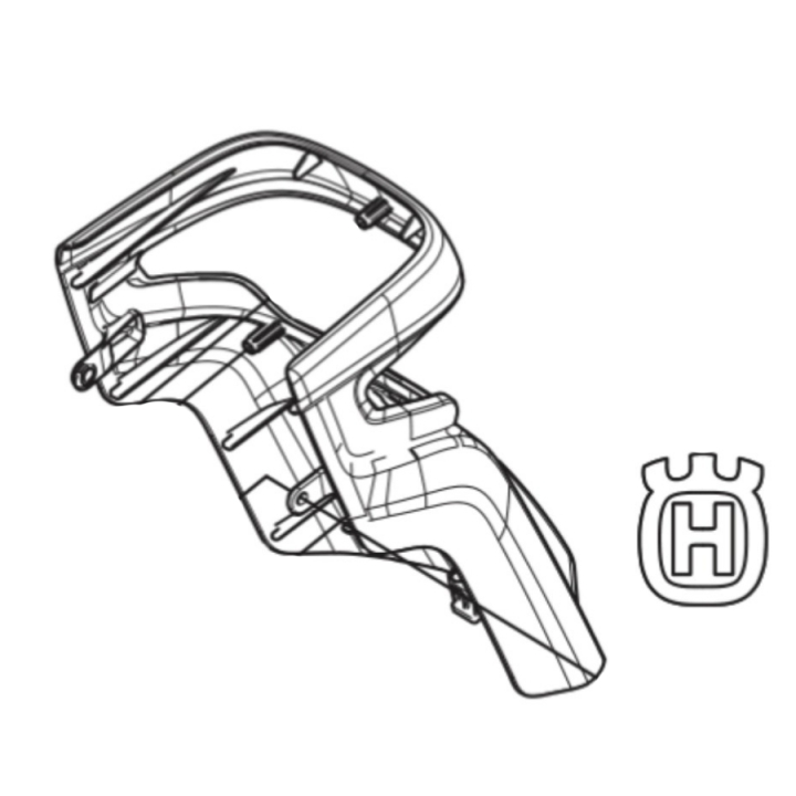 Däck Assy Front Inkl, Dekal i gruppen Reservdelar Gräsklippare / Reservdelar Husqvarna Rider / Reservdelar Rider 419 TSX AWD hos Gräsklipparbutiken (5940318-01)