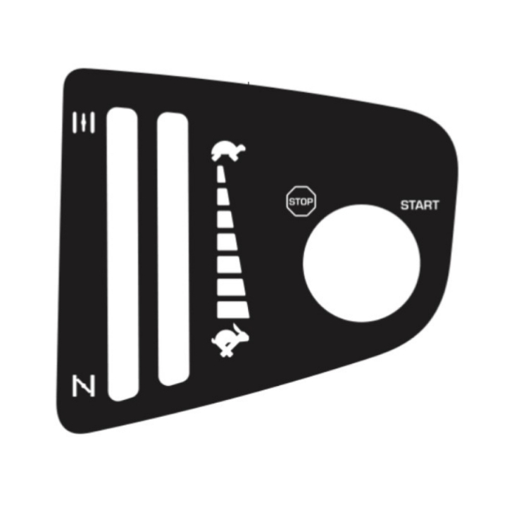 Decal Controls For Choke i gruppen Reservdelar Gräsklippare / Reservdelar Husqvarna Rider / Reservdelar Rider 418 TSX AWD hos Gräsklipparbutiken (5947375-01)