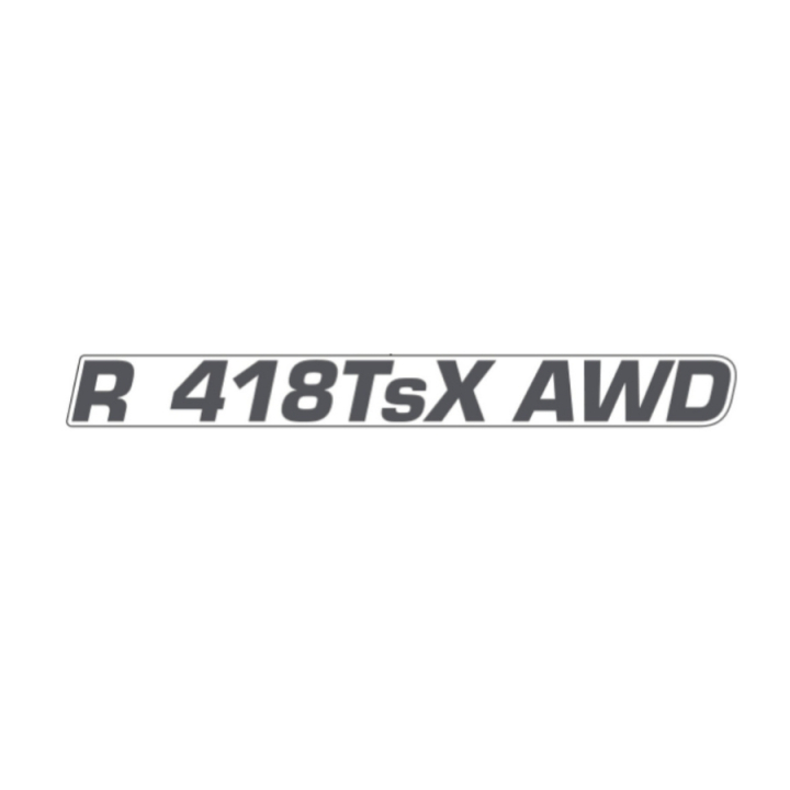 DECAL ENGINE HOOD R 418TSX AWD i gruppen Reservdelar Gräsklippare / Reservdelar Husqvarna Rider / Reservdelar Rider 418 TSX AWD hos Gräsklipparbutiken (5949895-03)