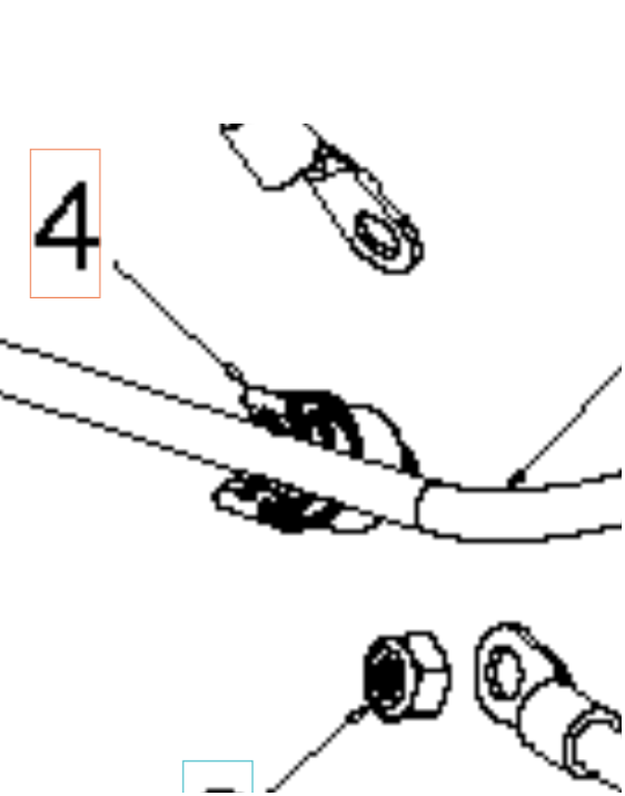 Clip Convoluted Tube, 1/4 Blac i gruppen  hos Gräsklipparbutiken (5952717-01)