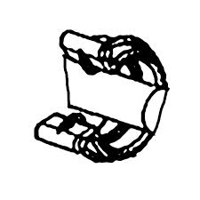 Clip Convoluted Tube, 1/4 Blac i gruppen hos Gräsklipparbutiken (5952717-01)