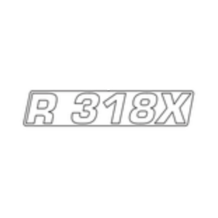 Decal engine hood r 318x i gruppen Reservdelar Gräsklippare / Reservdelar Husqvarna Rider / Reservdelar Rider 318X hos Gräsklipparbutiken (5952749-01)