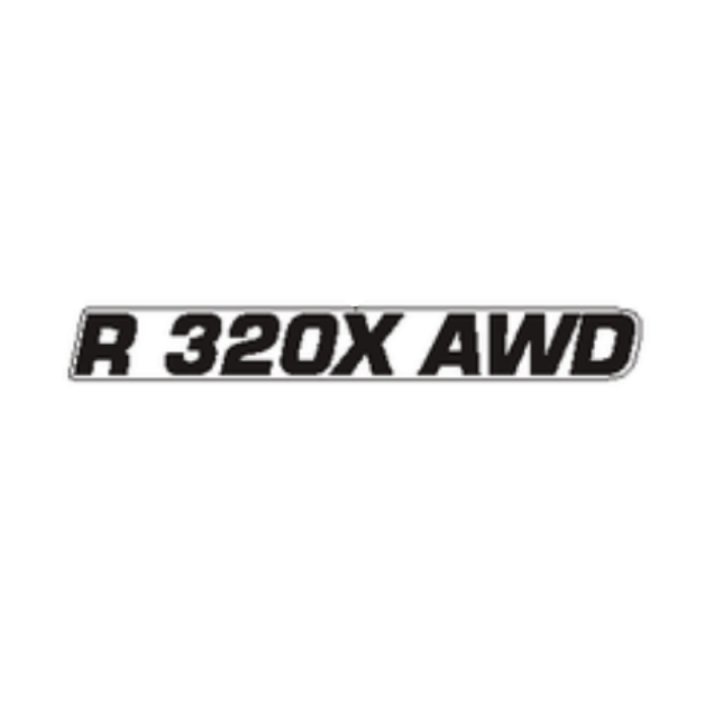 Decal engine hood r 320x awd i gruppen Reservdelar Gräsklippare / Reservdelar Husqvarna Rider / Reservdelar Rider 320X AWD hos Gräsklipparbutiken (5952749-02)