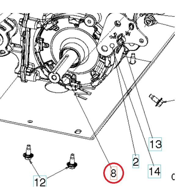 Bolt External Hexagon Head Fla i gruppen  hos Gräsklipparbutiken (5955176-01)