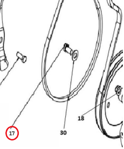 Skruv Hexagon Head Flange 3/8- i gruppen  hos Gräsklipparbutiken (5955179-01)