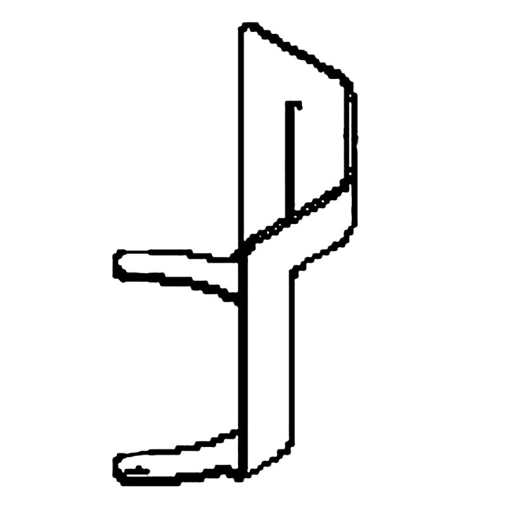 Remhållare i gruppen Reservdelar Gräsklippare / Reservdelar Husqvarna Traktorer / ➤ TC modeller / Reservdelar Husqvarna TC 242 TX hos Gräsklipparbutiken (5955333-02)