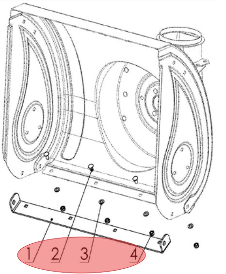 24IN SCRAPER BAR AND HARDWARE i gruppen  hos Gräsklipparbutiken (5959242-01)