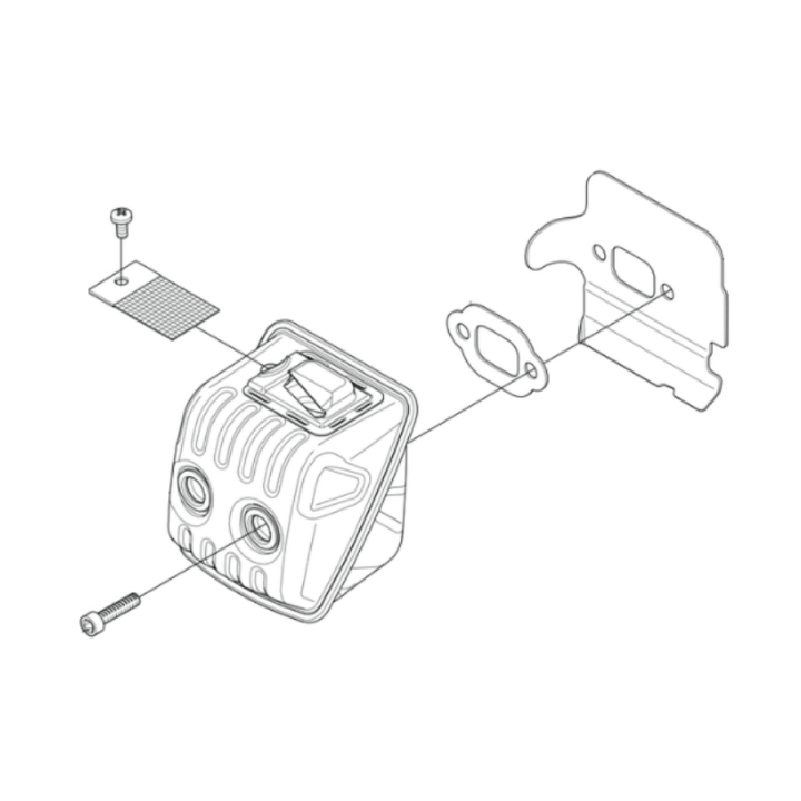 Muffler kit i gruppen hos Gräsklipparbutiken (5959317-02)